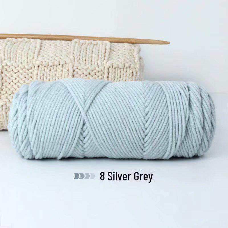 8-strand Lover Cotton Wool Yarn: Thick DIY Scarf Yarn, Needle Thread Milk Cotton Silk.