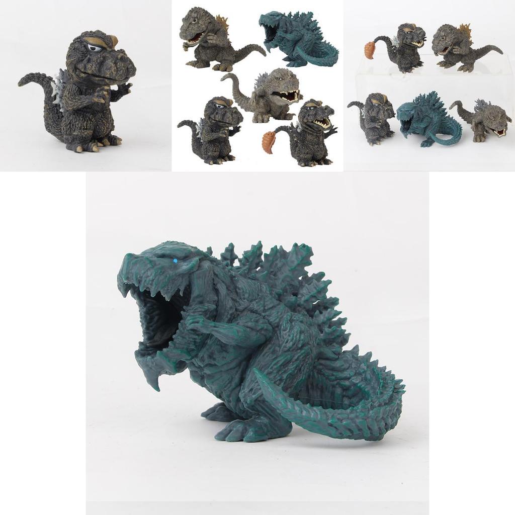 Новое поступление Набор кукол-монстров Годзиллы из 5 мини-фигурок для детей Рождественские подарки