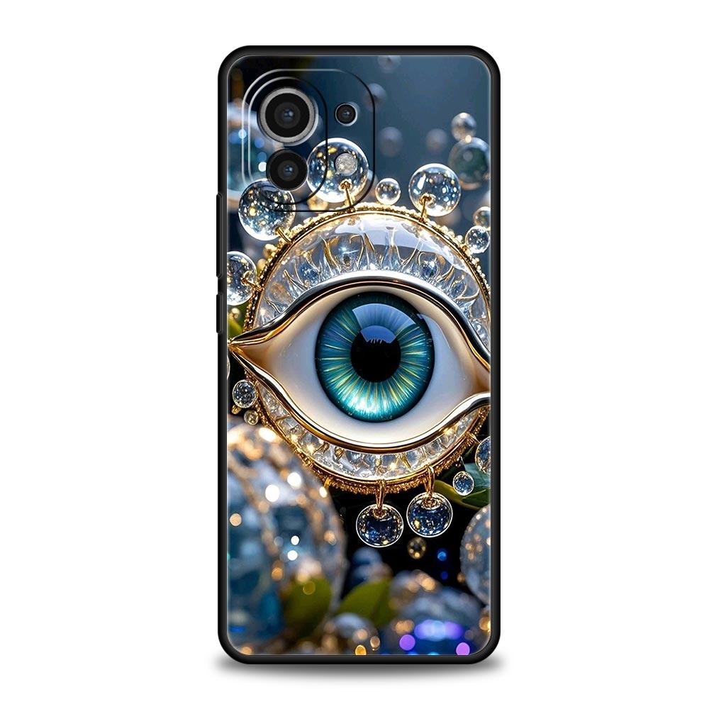 Модные ресницы Глаза Чехол для телефона для Xiaomi Mi 17 Pro Max 15 14 13 12 11 Ultra 15T 14T 13T 12T 11T Pro Lite Мягкий ТПУ Сумки