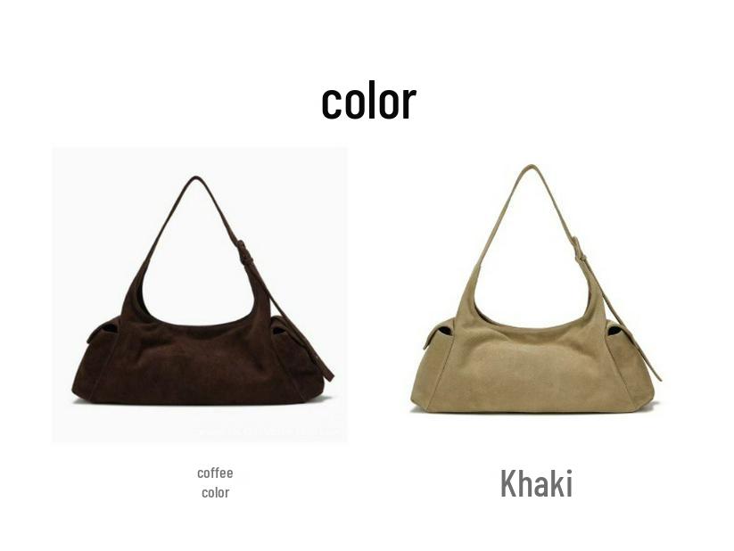 European & American Trendy Unisex Crossbody Suede Bag - Large Capacity, Korean Niche Design.