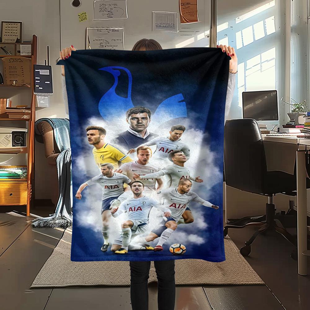 Tottenham contingent Print FlAannel Blanket, High quality Comfortable for All Seasons, Home Decor, Warmth and Comfort