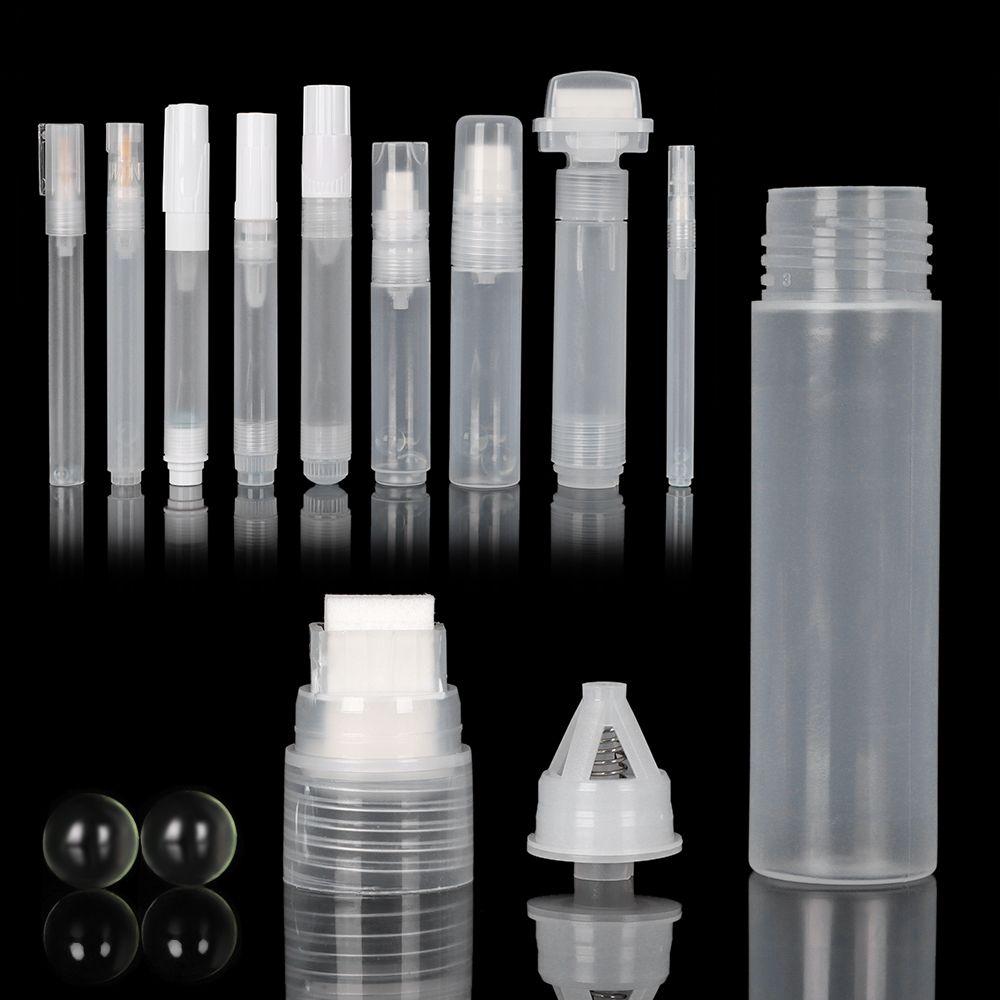 Stationery Transparent Plastic Liquid Chalk Marker Paint Pen Accessories Graffiti Pens Empty Rod