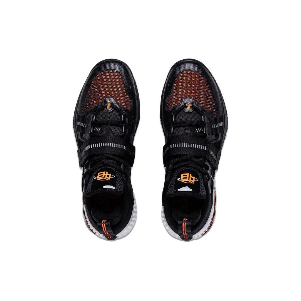 Li Ning Fury Удобные Нескользящие Износостойкие Низкие Баскетбольные Кроссовки Мужские Черные ABFT019-7