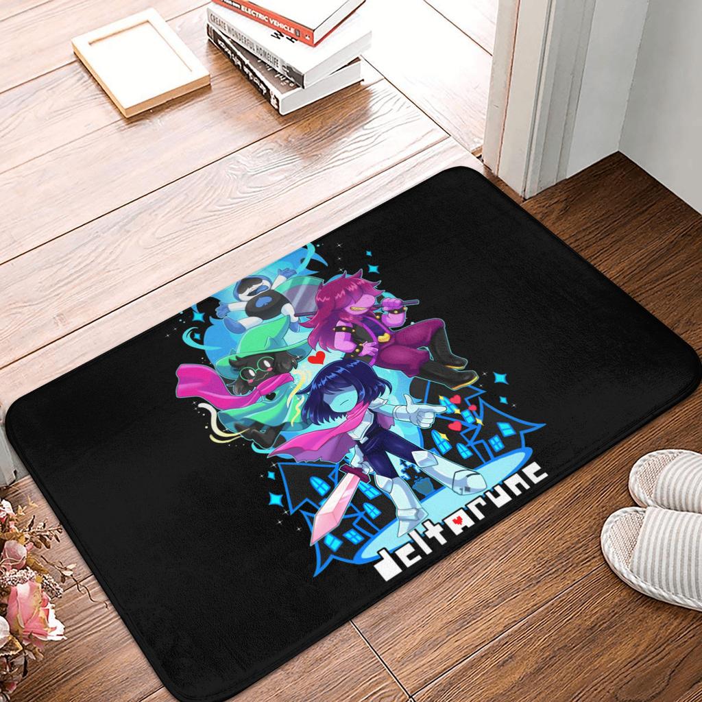Tenna Deltarune Игра Дверь Пол Ванная Коврики Противоскользящие Уличные Это Время ТВ Мем Коврик для прихожей Спальня Балкон Вход Ковер Коврик