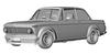 Hasegawa Historic Car Series BMW 2002 Turbo Plastic Model Kit HC24 1/24