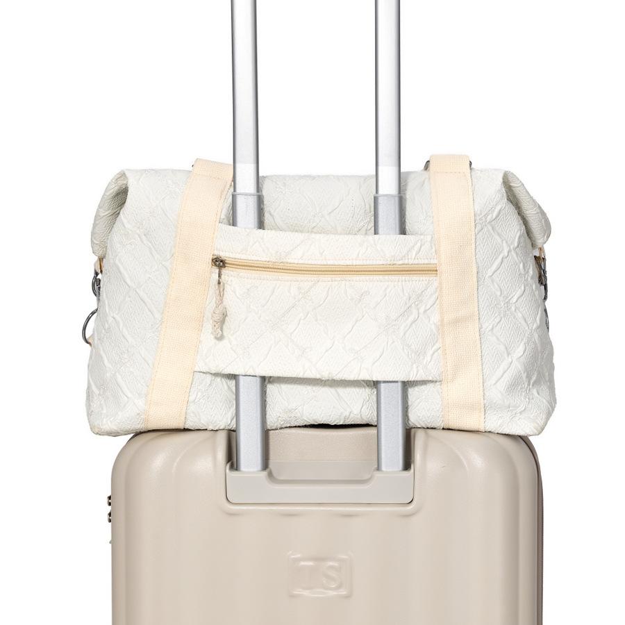 Дорожная сумка, иностранный стиль, изысканная и простая текстура, сумка для фитнеса, легкая сумка для хранения, большая плечевая сумка-тоут для поездок на работу