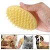 Brush Tools Massage Brush Dog Cat Soft Gentle Silicone Bristles Pet Products Quickly Cleaning Brush Comb Cleaner Puppy Pet Washer Wash Tools