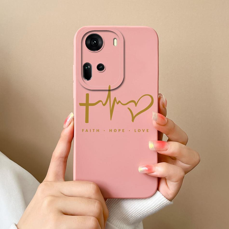For OPPO Reno 11 Pro 5G Phone Case Butterfly Liquid Silicone Camera Protection Back Cover For OPPO Reno11 Pro Funda Coque Bumper