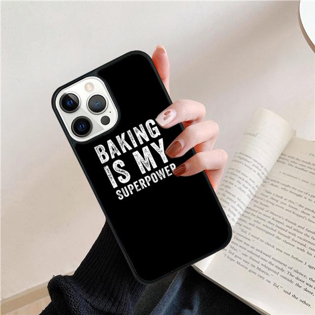 Люблю Выпекать Шеф-нож Чехол для Телефона Для iPhone 17 Air 15 16 Чехол 14 11 13 Pro Max 12 Plus Max Чехол Coque