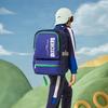 Skechers Спортивный Повседневный Большой Вместимости На Молнии Тканевый Рюкзак Мужской Рюкзак Красный Синий L121K086-000M
