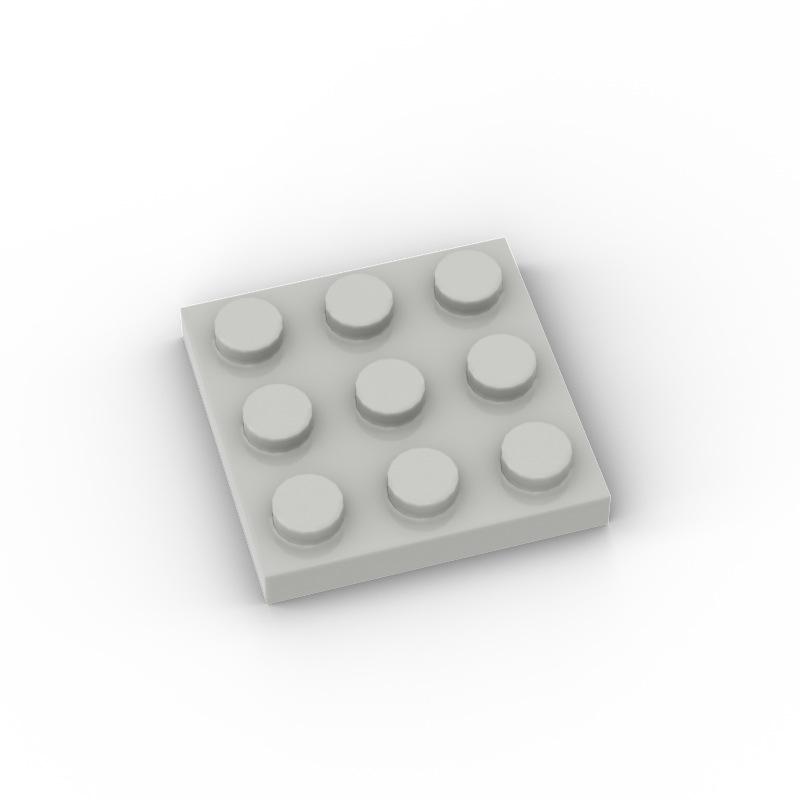 80 шт. 11212 Пластина 3x3 Совместимая с MOC Детали Кирпичики Строительные Блоки Аксессуары Сборка Заменяемые Переключаемые Частицы DIY Детская Игрушка