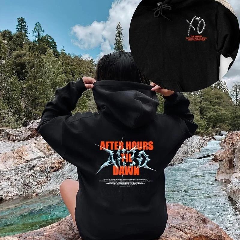 The Weeknd After Hours Til Dawn Tour Merch 2025 Hoodie 2 Sided, Fan Gift S-5XL