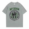 Футболка с графическим принтом рэпера Mf Doom Madvillain The Illest Villain Metal Face, мужская повседневная футболка большого размера, мужские футболки в стиле хип-хоп