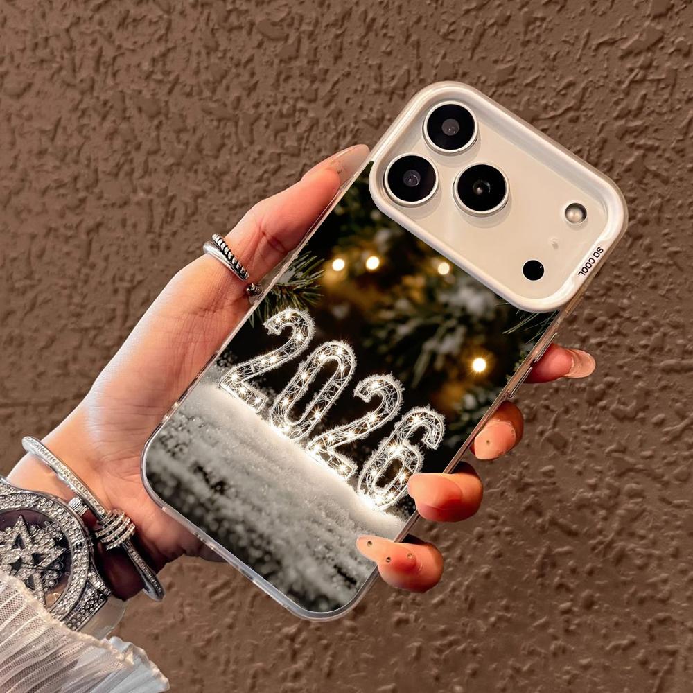 Цифровой дизайн 2026 Чехол для телефона чехол для iPhone17 16 15 14 13 12 11 Pro/ Max/Plus ударопрочная задняя крышка защита от отпечатков пальцев