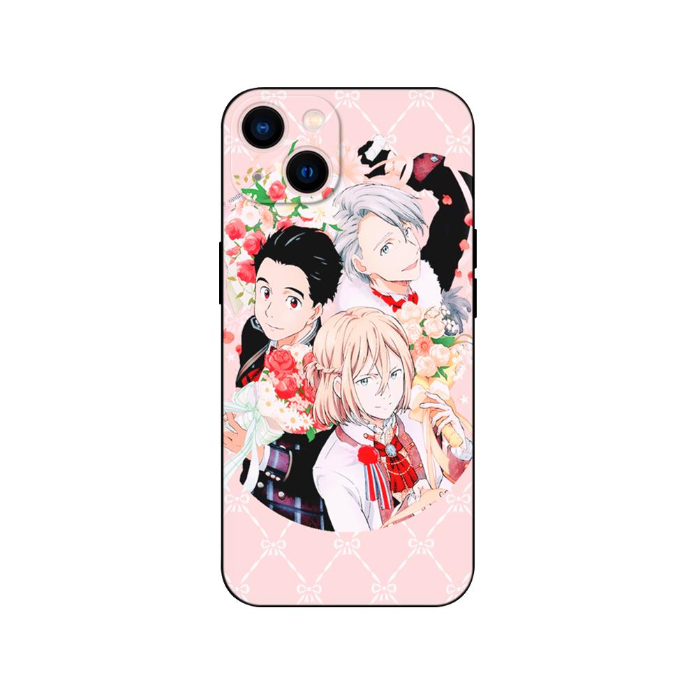 Черный чехол из ТПУ для Samsung galaxy S22 S20 S21 FE PLUS ultra+S10 E lite задняя крышка yuri on ice history maker