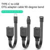 Адаптер USB C на USB 2.0, тип C, штекер на USB-гнездо, тип C, кабель OTG для ноутбука, компьютера, планшета