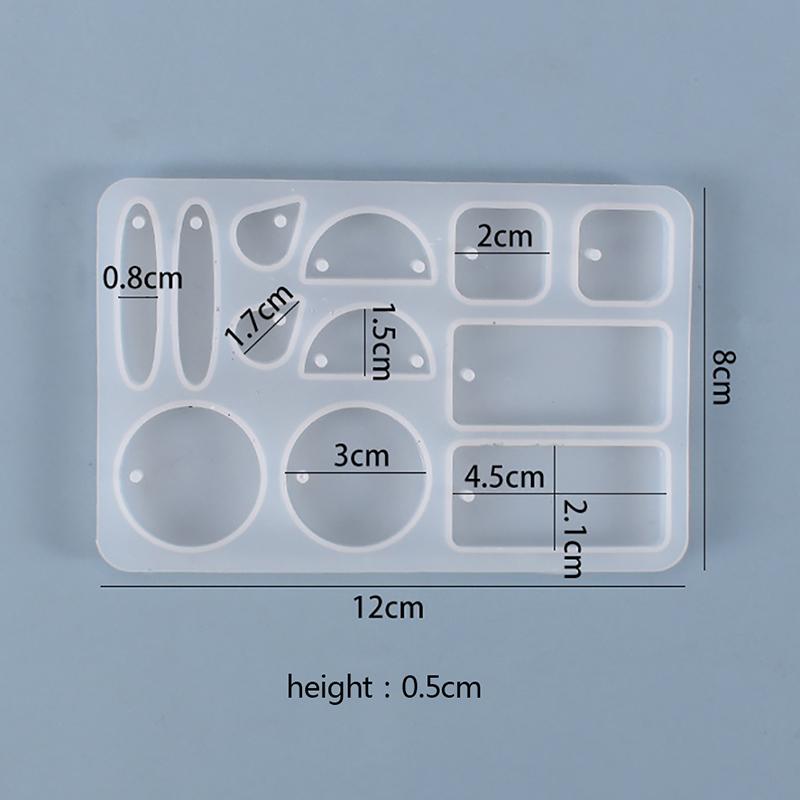 Силиконовая серьга подвеска смоляная форма литье инструмент для самостоятельного изготовления эпоксидной смолы