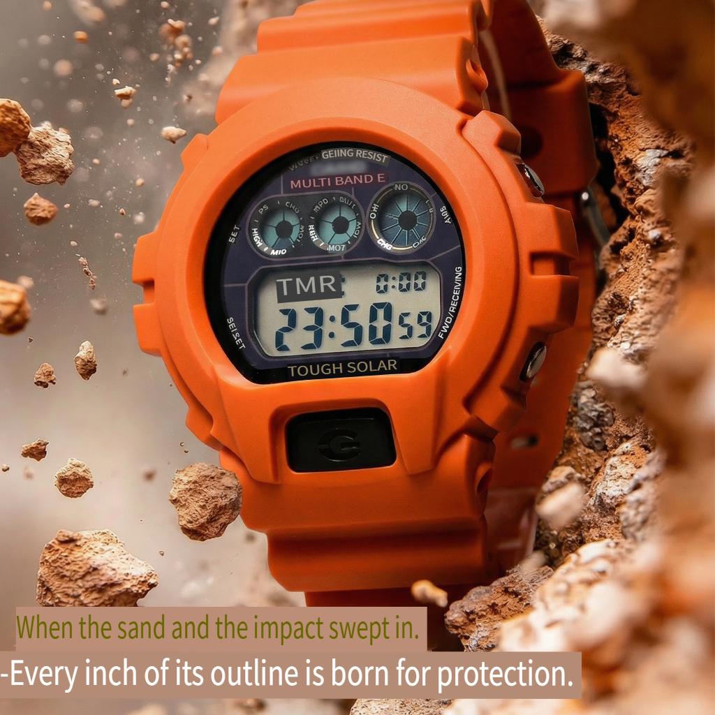 Для Casio G-Shock DW-6900/6600/6930 Запасной Матовый Резиновый Силиконовый Ремешок Браслет + Корпус