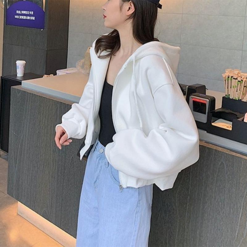 Короткая куртка, женский весенне-осенний свитер, женский однотонный кардиган с длинными рукавами, топы, бархатные женские топы