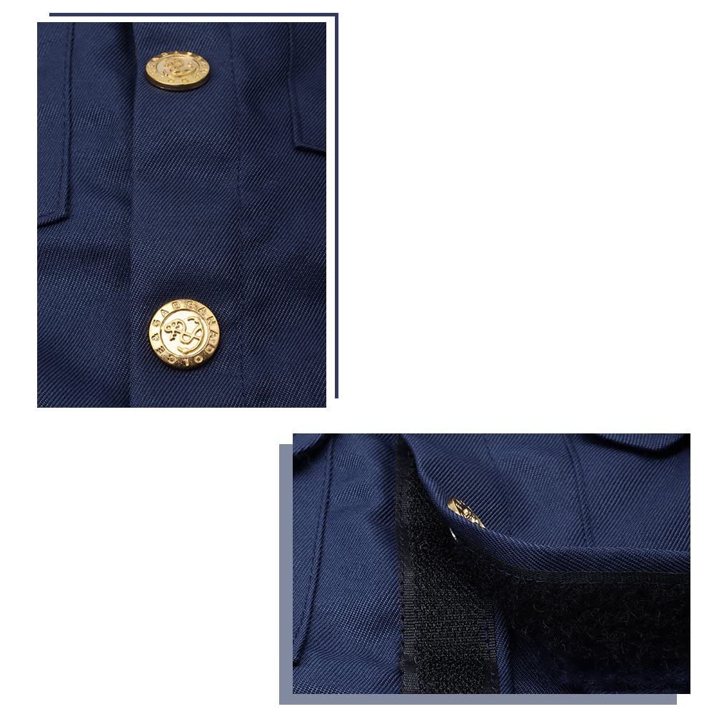 Полицейский косплей дети дети Хэллоуин полицейский лет косплей костюм униформа полицейский костюм Хэллоуин костюм [Lhyxuuk] 3-12