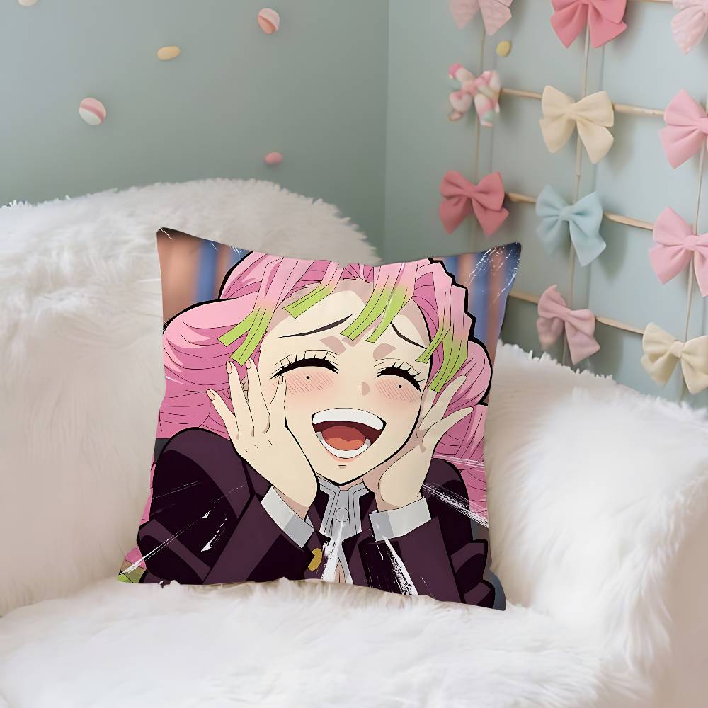 Cute KKanrojiMitsuri Case Plush Fabric Soft Pillowcase Double Sided Print Cushion Cover Household Gifts