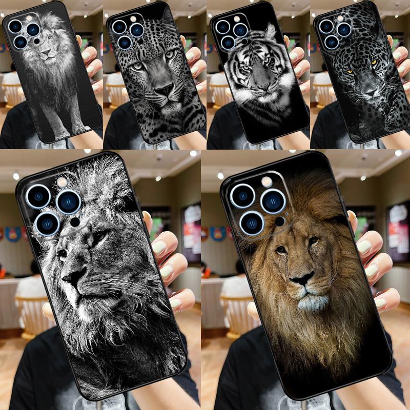 Leopard Tiger Lion Animal Case For Samsung Galaxy A34 A54 A14 A56 A36 A16 A06 A13 A53 A12 A22 A32 A52 A35 A17 A15 A55