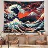 The Great Wave Tapestry Classic Vibrant and Stunningly Detailed Wall Art for a Traditional Decor Statement
