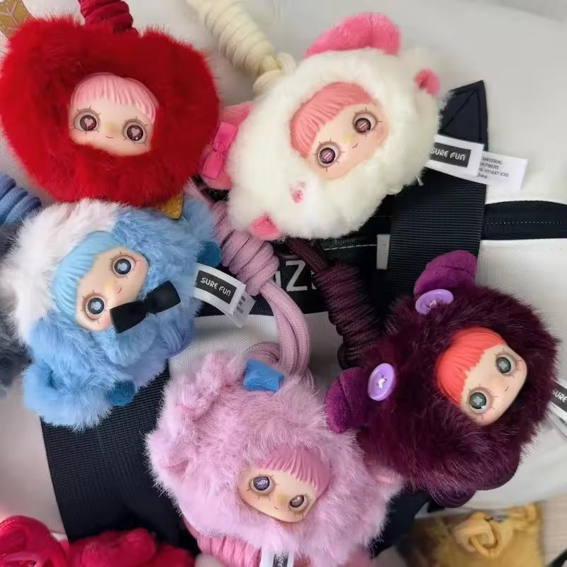 Маймэй Истории гороскопа Скрытый кейс Маймэй V7 Blindbox Материал: Поливинилхлорид Плюшевый мешочек-сюрприз Фигурка из мультфильма Ремешок для телефона Таинственный кейс