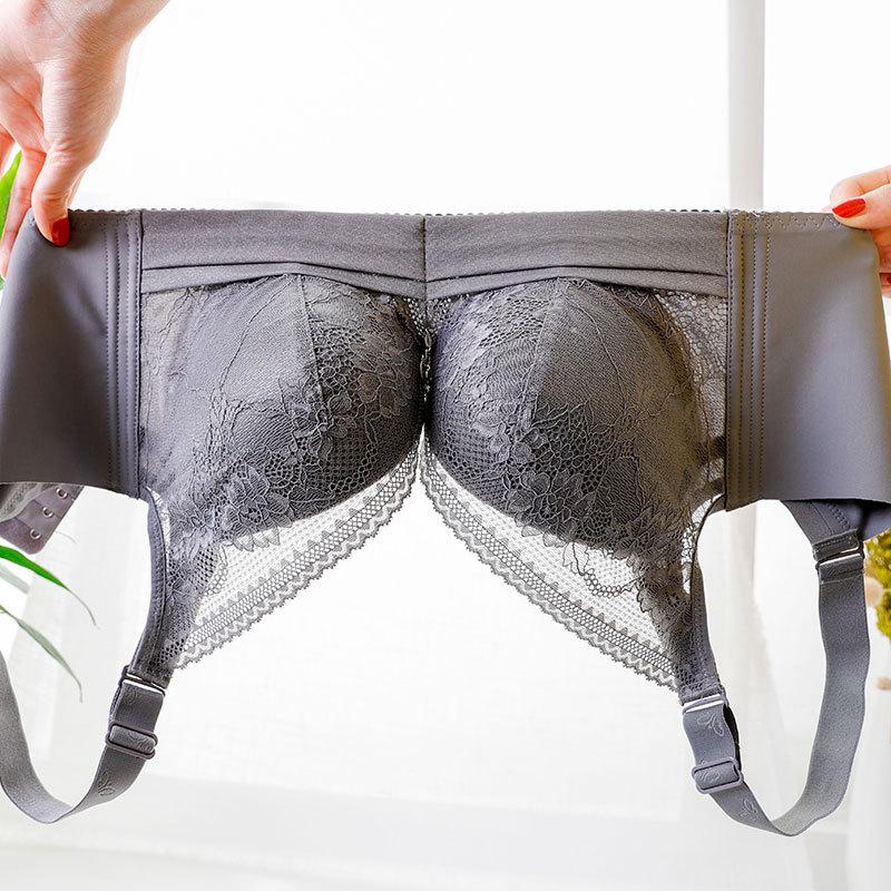 Sexy Bra Underwear Female Bra Thin Section with Steel Ring Big Yards To Increase The Winter Chest Shrinkage Thinning