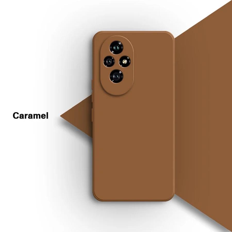 12 цветов жидкий силиконовый мягкий чехол для телефона TPU чехол для HUAWEI HONOR 200 / 200 Pro