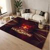 Custom Rug Red Bull Racing Pattern Print Name Text Soft Non‑Slip Floor Carpet for Home Indoor Decoration