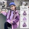 Girls' Windproof Korean-Style Coat Jacket: Trendy, Thickened Three-in-One for Autumn & Winter 2025