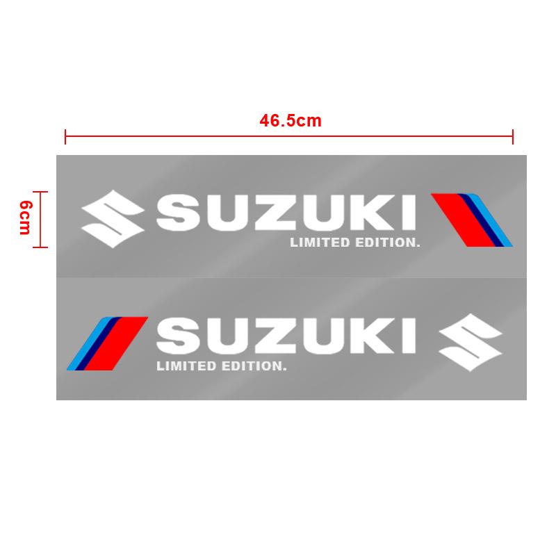 2 шт. Наклейки для украшения кузова автомобиля, Персонализированные спортивные наклейки на двери для Suzuki Jimny GW250 Samurai Vitara Swift Baleno SX4 Ignis Alto Splash Swace