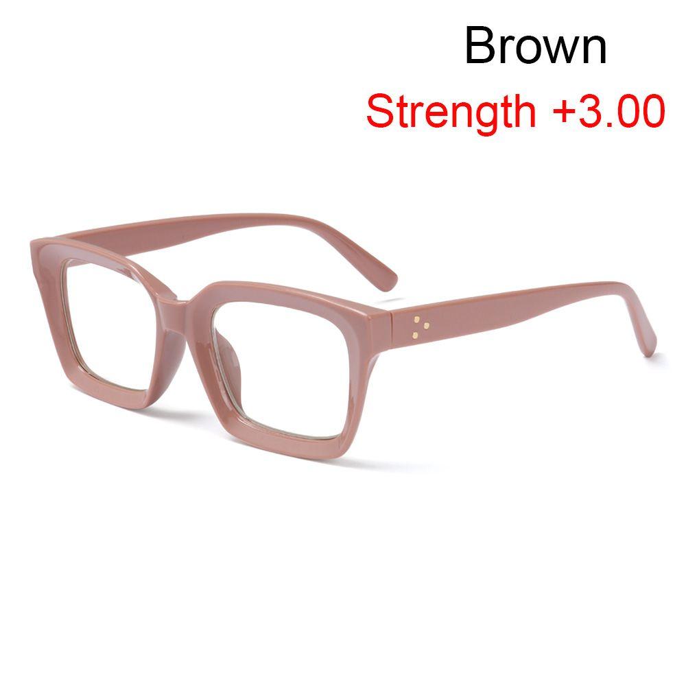Diopter +1.0~+4.0 High-definition Portable Reading Glasses Oversized Presbyopia Eyeglasses Large Frame