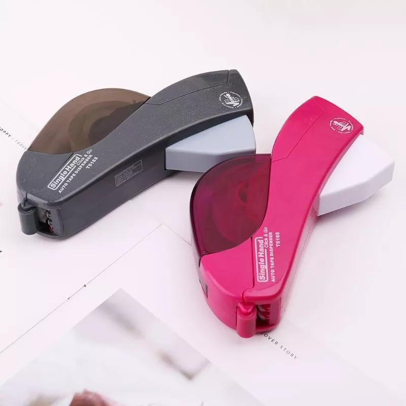 Auto Tape Dispenser Suitable for Tape<20mm One Press Handheld Adhesive Holder Packaging Cutter Tools Sealing Machine