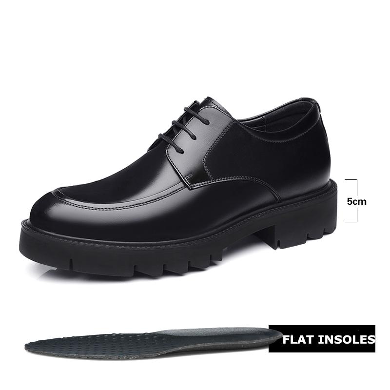 8-10cm Height Increasing Shoes for Men Summer Autumn Inside High Shoes Men's Hollow Business Dress Men's Elevator Leather Shoes