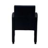 Dining Room Chairs 2 pcs Black Faux Leather
