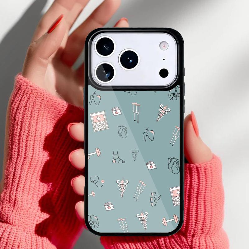 Чехол для телефона 'Медицина Медсестра Врач Стоматолог' для iPhone 17 Air 16e 15 14 13 Pro Max Задняя крышка для 12 11 Pro Coque