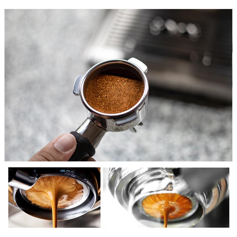 58 мм 3 ушка из нержавеющей стали бездонный голый портафильтр деревянная ручка для кофе чашка фильтр-корзина