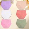 6PCS/Set Women Seamless Panties High Waist Lingerie Underpant Ladies 7 Solid Colors M-XXL Woman Sexy Briefs Underwear