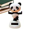 Car Dancing Doll Cartoon Swinging Panda Doll Ornament With Solar Panels Bobblehead Decorative Auto Interior Decoration