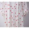 Love Print Dress Women's Spring Summer Splicing Lantern Sleeve Cotton Big Hem Dresses