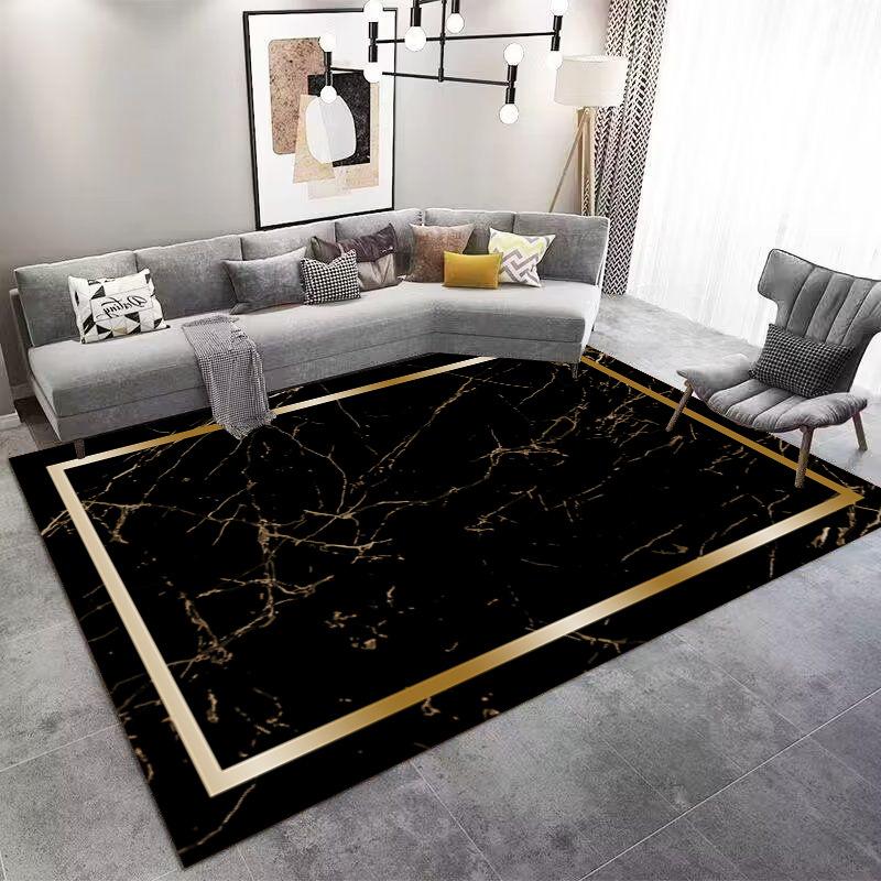 Minimalistic Carpet For Living Room Slip Resistant Rug For Sofa And Coffee Table Bedroom And Study Floor Mat Stylish Area Rug