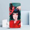 Чехол для телефона в японском стиле с аниме-девушкой для Samsung Galaxy A17 A37 A57 A16 A15 A14 A13 A56 A55 A54 A53 A36 A35 A34 A33 A26 A25 A24