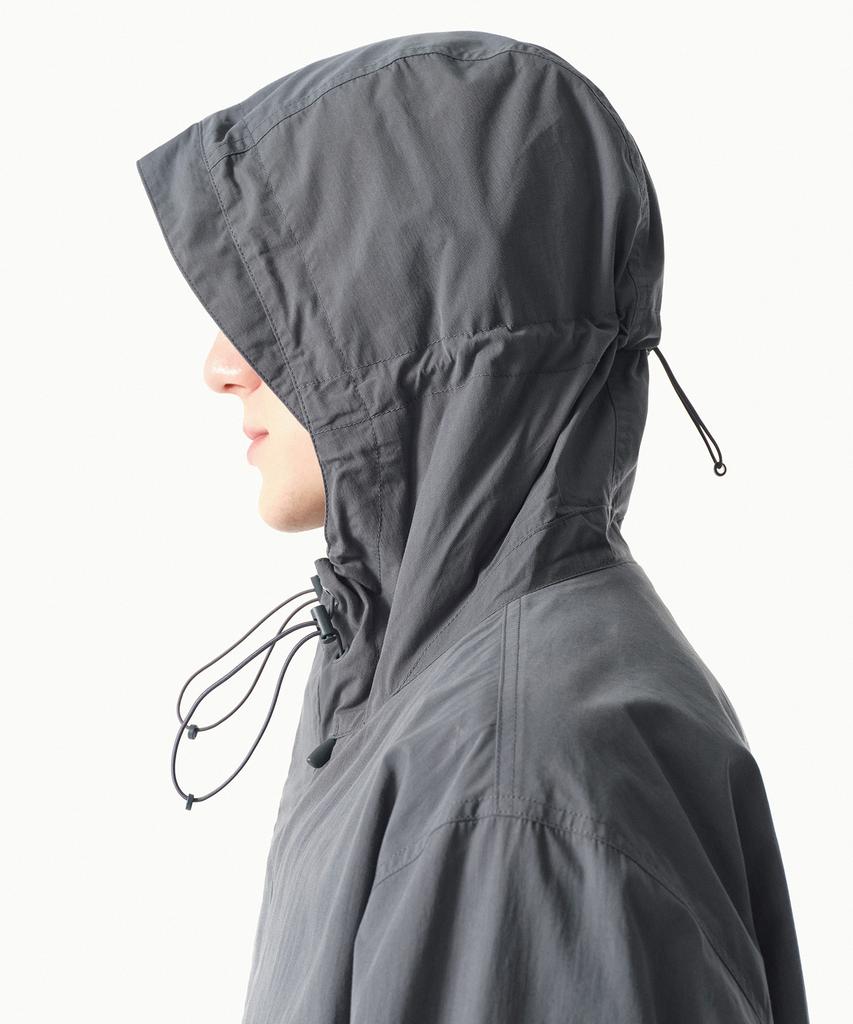 Musinsa Standard [City Leisure] Cn Hooded Windbreaker Jacket [Blue Grey]