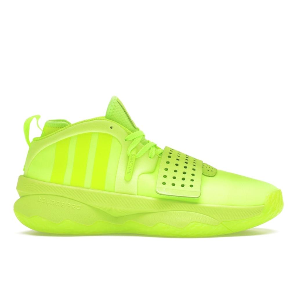 Adidas Мужские теннисные кроссовки Dame 8 EXTPLY Green Lucid-Lemon Cloud-White IF8148