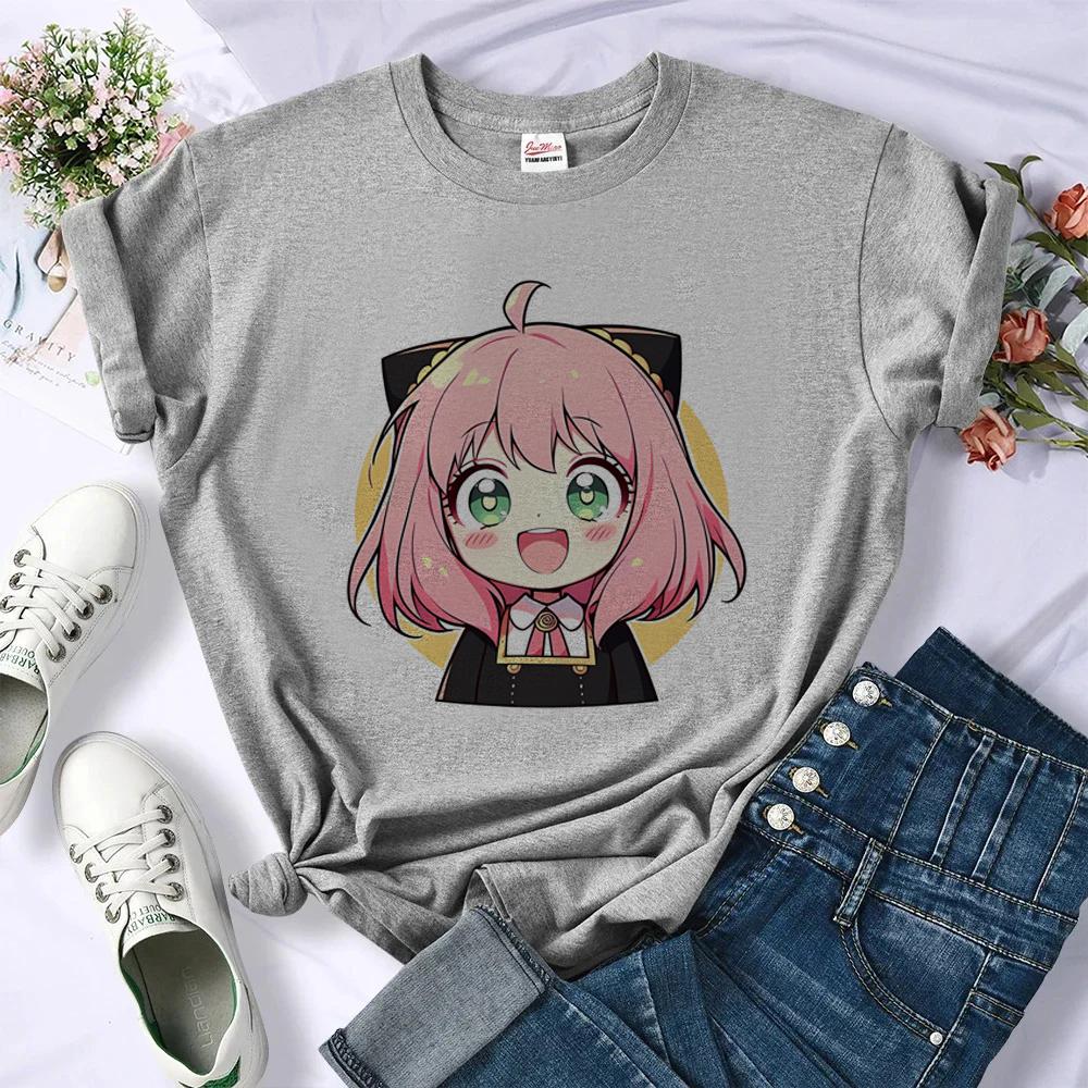 Футболка Spy X Family Женская Винтажная Уличная Одежда Jojifuku Рубашка Вечеринка Cutecore Kawaii Emo Графическая