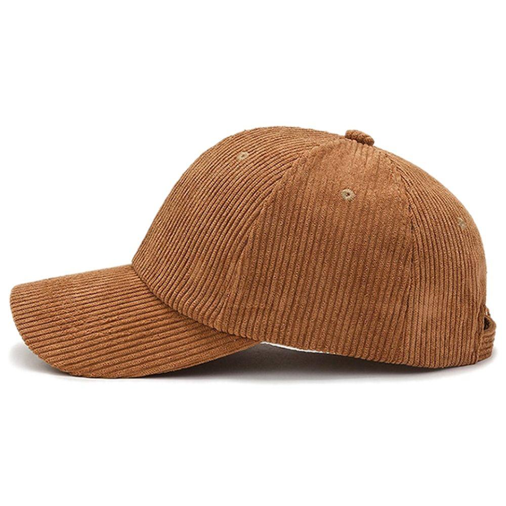 Adjustable Corduroy Baseball Cap Corduroy Baseball Hat Casual Sun Hat  Women