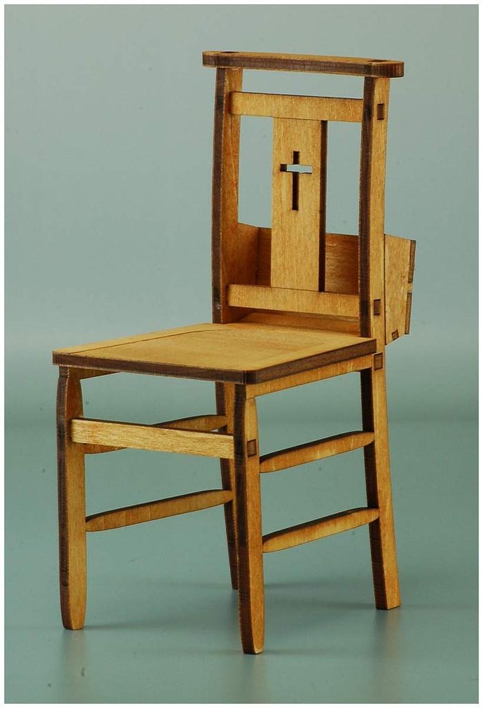 Kobaani Model Studio Серия Кукол Церковный Стул Сборочный Набор 1/6 DS-003