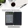 Calculator Writing Tablet 6.5in LCD Chargeable Portable Paperless Drawing Handwriting Board